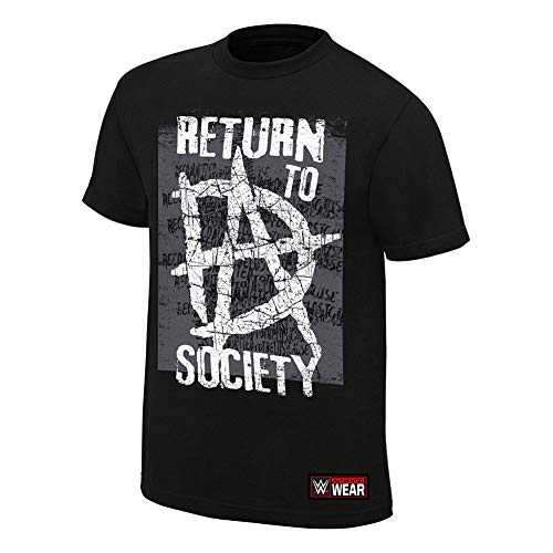 WWE Dean Ambrose Return to Society Youth T-Shirt Black Large
