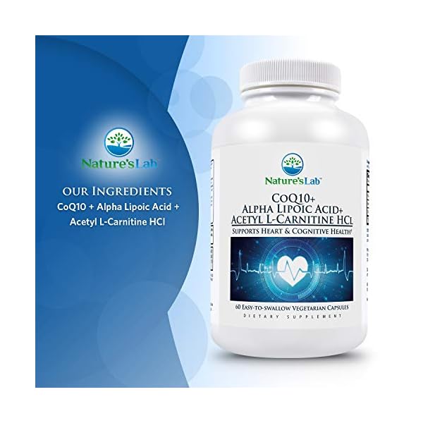 Nature’s Lab CoQ10 + Alpha Lipoic Acid + Acetyl LCarnitine HCl