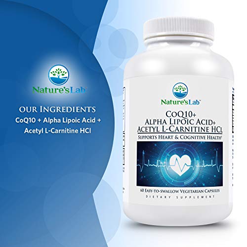 Nature’s Lab CoQ10 + Alpha Lipoic Acid + Acetyl LCarnitine HCl
