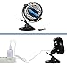Elechomes EH101 Rechargeable Operated Clip on Mini Desk USB Fan for Home Office Baby Stroller Car Laptop Study Table Gym Camping Tent, Black