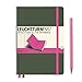 Leuchtturm1917 BICOLORE Army - New Pink Hard Cover Journal, Medium (A5) 5.71