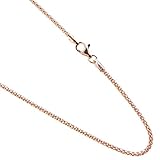 Rose-gold Plated Over Sterling Silver Chain Pop-corn Necklace. 14,16,18,20,22,24,30 Inches