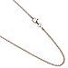 Rose-gold Plated Over Sterling Silver Chain Pop-corn Necklace. 14,16,18,20,22,24,30 Inches