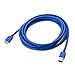 Cable Matters Micro USB 3.0 Cable - 10ft, External Hard Drive Cable, USB to USB-Micro B Cord, Compatible with Seagate, LaCie, Toshiba, Samsung, Western Digital/WD External Hard Drive, Blue
