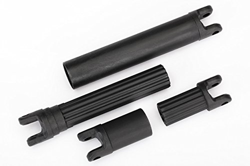 Traxxas 8655 Center Telescoping Half Shafts, Black