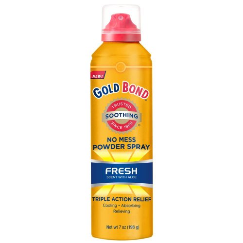 Gold Bond Medium No Mess Powder Spray 7 oz. Fresh (Pack of 4)