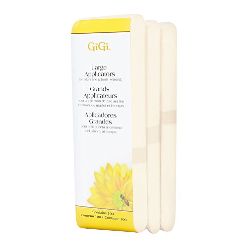 GiGi Large Wax Applicators for Bikini Line and Body Waxing, 100 Pieces