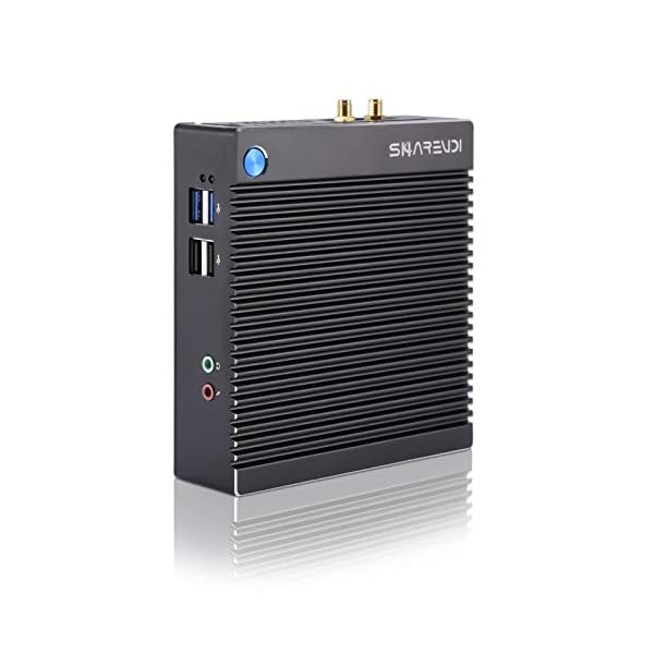 Sharevdi-Mini-PC-Windows-10-Pro64-bit-Intel-Celeron-N2840-Dual-core-Fanless-desktop-PC-4GB-DDR3-64GB-mSATA-Micro-Computer-24G5G-dual-band-WIFIBT40HDMIVGAGiga-EthernetWindows1087Linux Sharevdi Fanless Mini PC Windows 10 Pro, 4G DDR3 64G SSD Quad Core Mini Desktop Computer, Intel Celeron N2840 Dual Band…