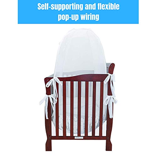 Houseables Baby Crib Safety Net, Mosquito Babies Bed Netting Tent