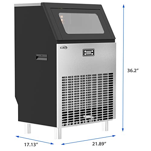 KoolMore CIM266 Undercounter Ice Maker Machine, Commercial and Residential, Produces 265 lbs