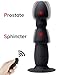 Alona Vibrating Prostate Massager ,Wireless Remote Control Butt Plug for Male With Suction Cup, Rechargable Waterproof Huge Anal Sex Toy for Incredibly Powerful Orgasms