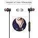 Wireless Sports Earphones for Call and Music,Bluetooth 4.1 Bluetooth Earbuds with Superior Audio Performance Built-in Magnet Microphone Headset (BLACK)
