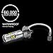 Cougar Motor H3 CREE LED Fog Light/DRL Bulbs - 30W 5000K Bright White (Pack of 2 bulbs)