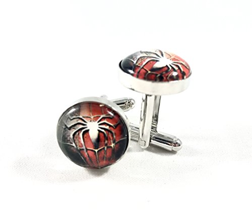 Spiderman New Style Cufflinks Wedding Groomsmen Best Man Gifts for him