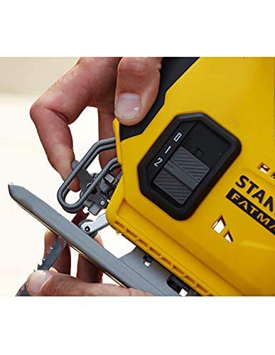 Stichsäge STANLEY FatMax SFMCS600D2T (2 Batterien 2,0 Ah + Ladegerät + TSTAK VI) – Bild 6