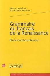 Grammaire du français de la Renaissance