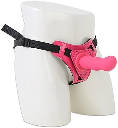 Women Adjustable Pants Belt with Massage Rod Pink