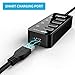 Powered USB Hub Long Cord, atolla USB 3.0 Hub 4 + 1 Data Transfer and Charging Multiport with Power Supply Adapter 15W (5V/3A) and 3.3ft Meter USB 3 Extension Cable