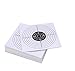 Pop Resin 100 Pack - Air Shot Paper Targets Trap Target - 5.5 by 5.5 - Fits Gamo Cone Traps and Metal Box BB Catcher Target Holder Pellet Trap for Air Rifle/Airsoft Pistol (White)
