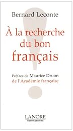 À la recherche du bon français