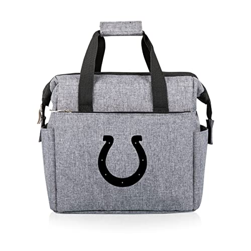 Picnic Time Gray Indianapolis Colts Lunch Cooler