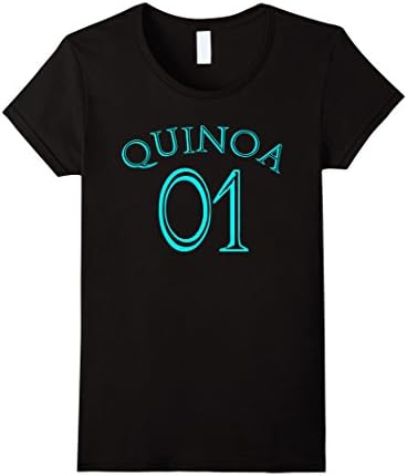 Women's Superfood Quinoa T Shirt Medium Black