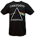Hybrid Pink Floyd Men's Distressed The Dark Side of The Moon Prism T-Shirt (Medium, Black)