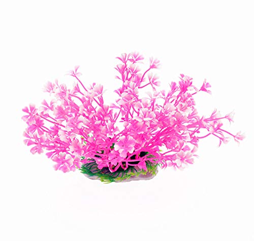 kakamono Aquarium Decor Fish Tank Artificial Plastic Plants Fish Tank Decoration Vivid Simulation Plant Creature Aquarium Landscape (Plants 2pcs)