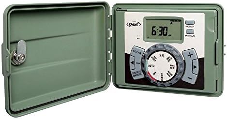 (Ship from USA) Orbit 57894 SPRINKLER SYSTEM TIMER, 4 Station Outdoor Swing Panel Water TIMER /ITEM NO#8Y-IFW81854235765