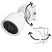 Wasserstein Adjustable Metal Mount Compatible with Nest Cam IQ Outdoor - Extra Flexibility for Your Nest Cam (White)