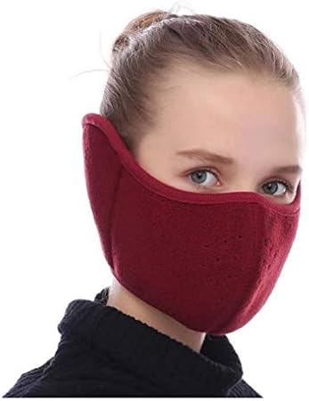 Amazon マスク フリース 3枚入り イヤーマフ 防寒 耳あて メンズ レディース 洗えるマスク 3枚セット 4色展開 ブラック レッド ブルー カモフラ 迷彩 プレゼント レッド 3枚セット ノーブランド品 布マスク