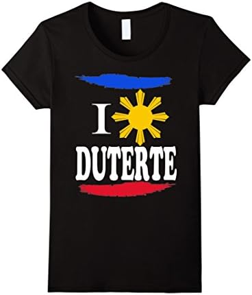 Women's Duterte DU30 T-Shirt Small Black
