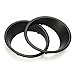 Matte Black Headlight Bezels Cover Guard Compatible for 2007-2017 Jeep Wrangler JK & Unlimited - 1 Pair