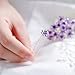Unicra Wedding Hair Pins for Women Decorative Bridal Wedding Hair Accessories for Brides and Bridesmaids Pack of 20 (Purple)