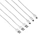 Samsung OEM 5-Feet Micro USB Data Sync Charging Cables for Galaxy S3/S4, 3-Pack - Non-Retail Packaging - White