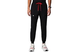 Fabletics Men's All-Shift 5-Pocket Scrub Jogger - MotionTech, 4-Way Stretch, Pocket-Packed, Lightweight, Semi-Slim Fit