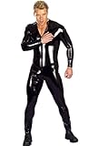 Efashionmx Mens Wet Look Pvc Leather Catsuit Bodysuits