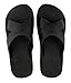 iLoveSIA Men's Athletic Slides Casual Daily Sandals Black US Size 11