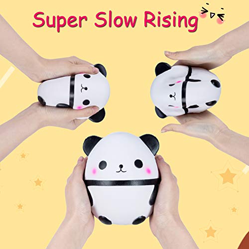 AILIMY 5.9" Jumbo Panda Squishies Scented Soft Slow Rising Cute Super Big Squishy Animal Food Toy Kawaii New Gifts - Thumbnail 2
