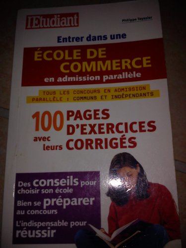 Entrer dans une école de commerce en admission parallèle