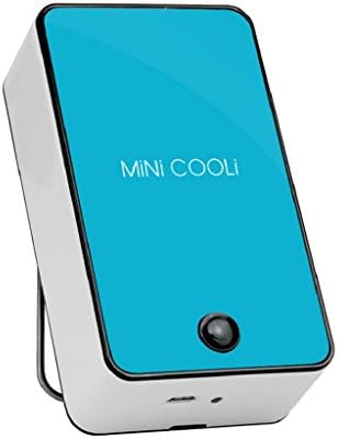 Tootu Portable MINI Air Conditioner Fan Rechargeeable Battery USB Summer (Blue)