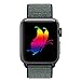Yunsea For Apple Watch Band 38mm, New Nylon Sport Loop, with Hook and Loop Fastener, Adjustable Closure Wrist Strap, Replacement Band for iwatch, (38mm, Midnight Fog)