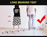 Lucn Telescopic Loft Ladder 3.2m 11 Steps Stainless Steel Extendable view 6