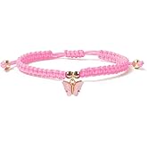 COLORFUL BLING Handmade Braided Butterfly Bracelets Adjustable BFF Friend Beaded String Strand Bracelets Birthday Party Friendship Jewelry Gift for Women