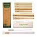 Bamboo Straws drinking Reusable, Natural, Organic & Plastic Free & Biodegradable, 10 Straws 5.5