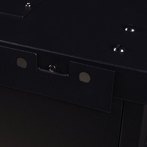 Rosewill Professional 6U Wall mount Cabinet Enclosure 19-Inch Server Network Rack With Locking Glass Door 16-Inches Deep Black (RSWM-6U001)