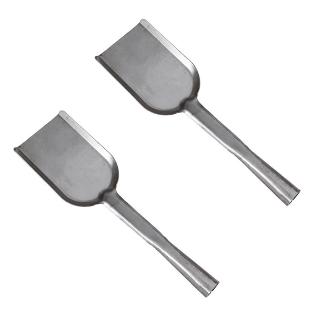 TOPBATHY Long Handle Stove Shovel Grey Ash Shovel for Home Use Multipurpose Kitchen Tool with Hole Handle for Easy Hanging and Cleaning