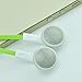 KINDEN Duarable Earbuds with Microphone Noise Isolating Bass Stereo Tangle Free Earphone Headphone Headset for Apple iPhone Android Cell Phones (Green)