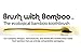 tekie 4 Environmental Bamboo Toothbrushes 100% Natural Organic Biodegradable and Vegan cost-effective Soft Free Nylon Bristles Fibre Wooden Handle