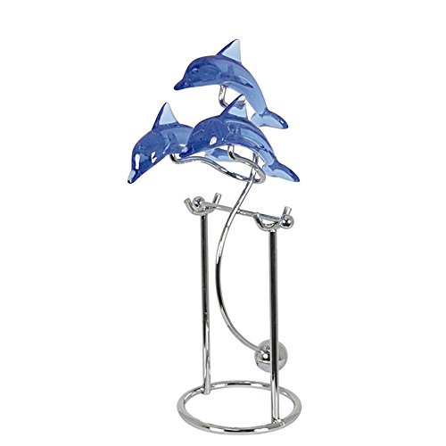 Sunnytech Dolphins Kinetic Art Balancing Toy Balancing Decompressive Science Psychology Home Offic Desk Decor Toy HL05